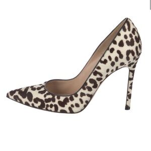 Gianvito Rossi Leopard Print Stiletto Heels